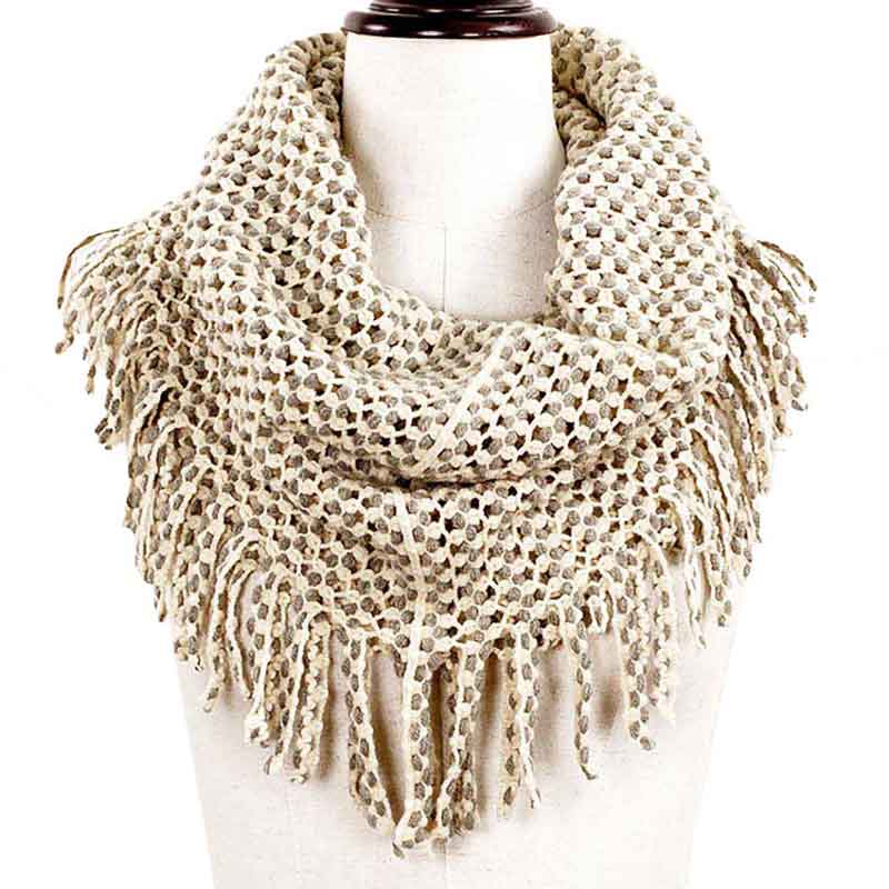 Mini Tube Fringe Scarf - Madeline Love - Flyclothing LLC