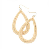 Open Teardrop Dangle Earrings - Madeline Love - Flyclothing LLC