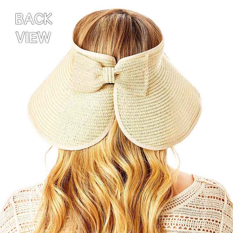 Out Of Office Message Roll Up Foldable Visor Sun Hat - Madeline Love - Flyclothing LLC