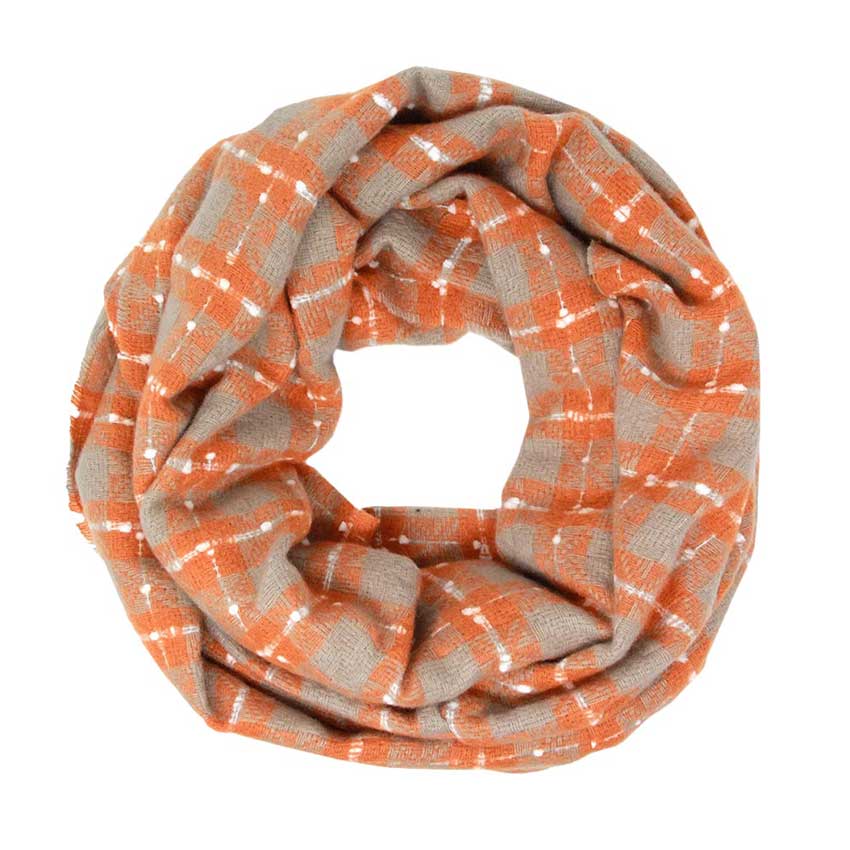 Plaid Check Infinity Super Soft Scarf - Madeline Love - Flyclothing LLC