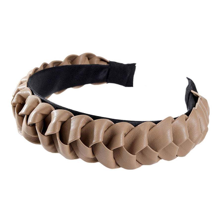 Pleated Solid Headband - Madeline Love - Flyclothing LLC
