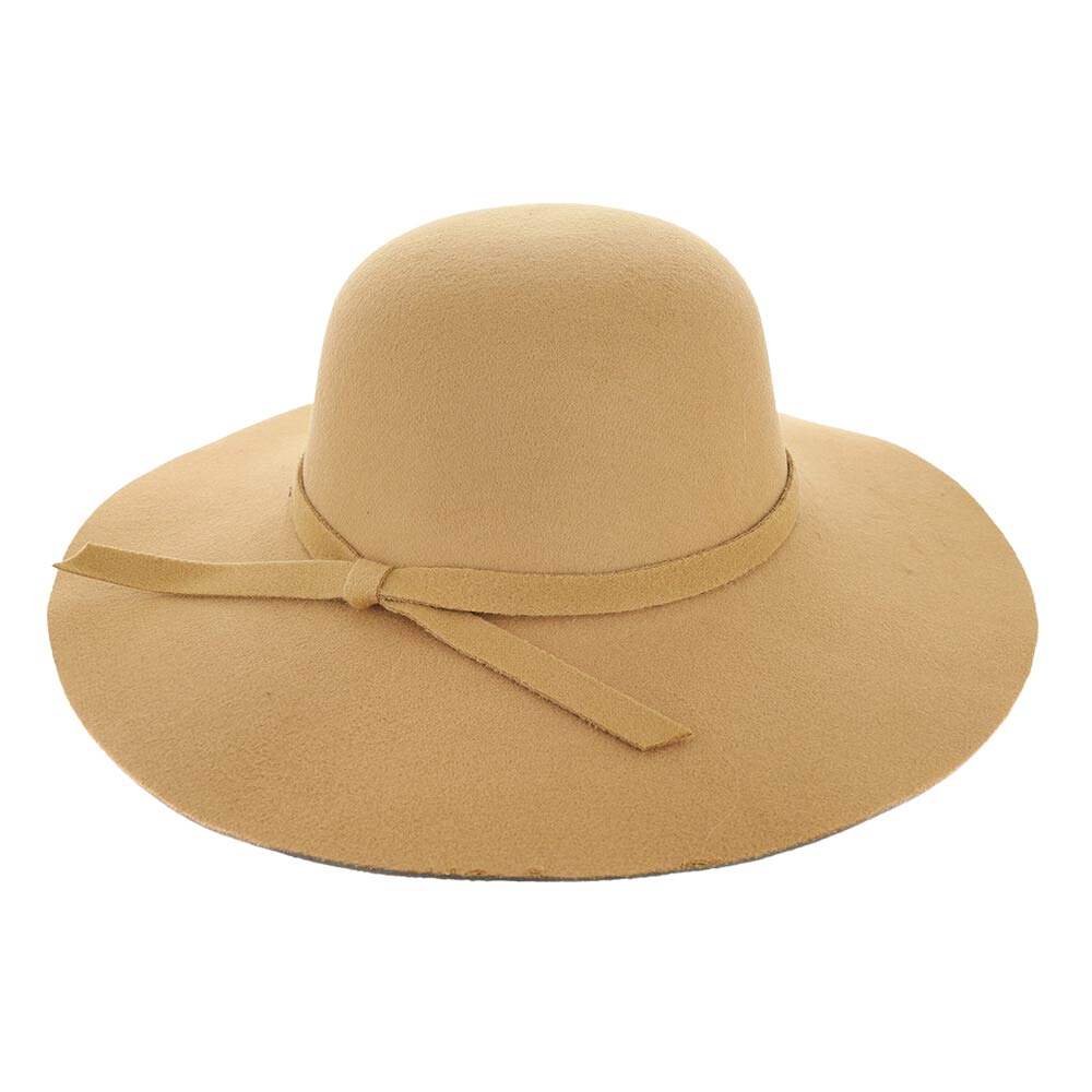 Ribbon Band Pointed Solid Panama Hat - Madeline Love - Flyclothing LLC
