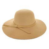 Ribbon Band Pointed Solid Panama Hat - Madeline Love - Flyclothing LLC