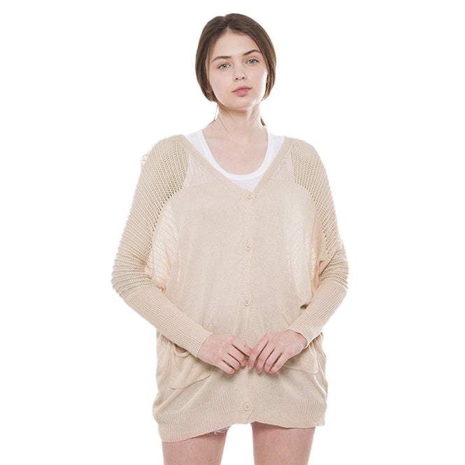 Solid Pockets in Front Cardigan - Madeline Love - Flyclothing LLC