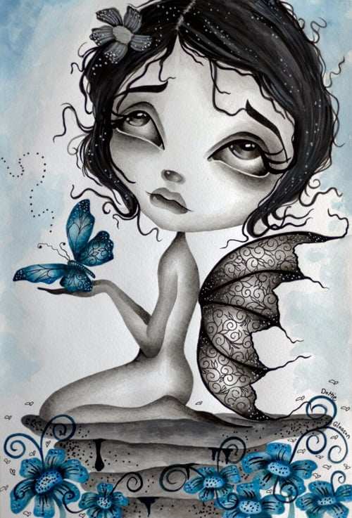 Black Market Art Company Belbel Fairy Print - Black Market Art Company - Flyclothing LLC