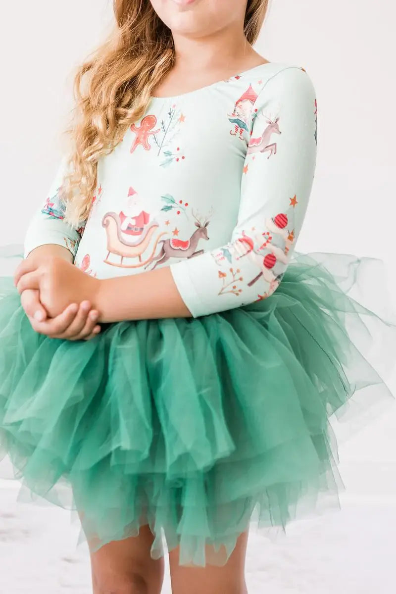 Believe in Your Elf 3/4 Tutu Leotard - Mila & Rose ® - Flyclothing LLC