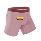 The Bell Pep | Red Chambray Ball Hammock® Pouch Underwear With Fly - Shinesty - Flyclothing LLC