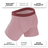 The Bell Pep | Red Chambray Ball Hammock® Pouch Underwear With Fly - Shinesty - Flyclothing LLC