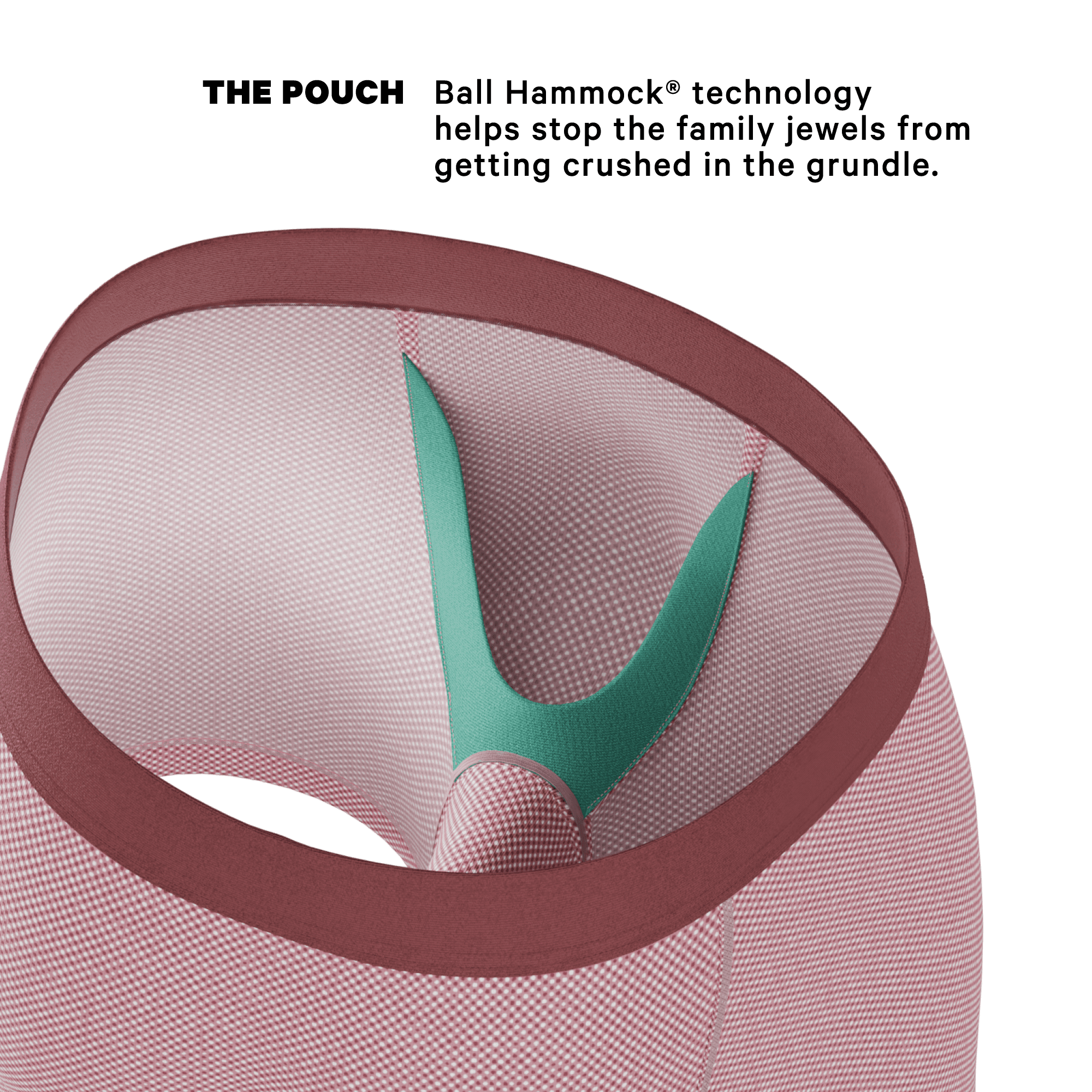 The Bell Pep | Red Chambray Ball Hammock® Pouch Underwear - Shinesty - Flyclothing LLC