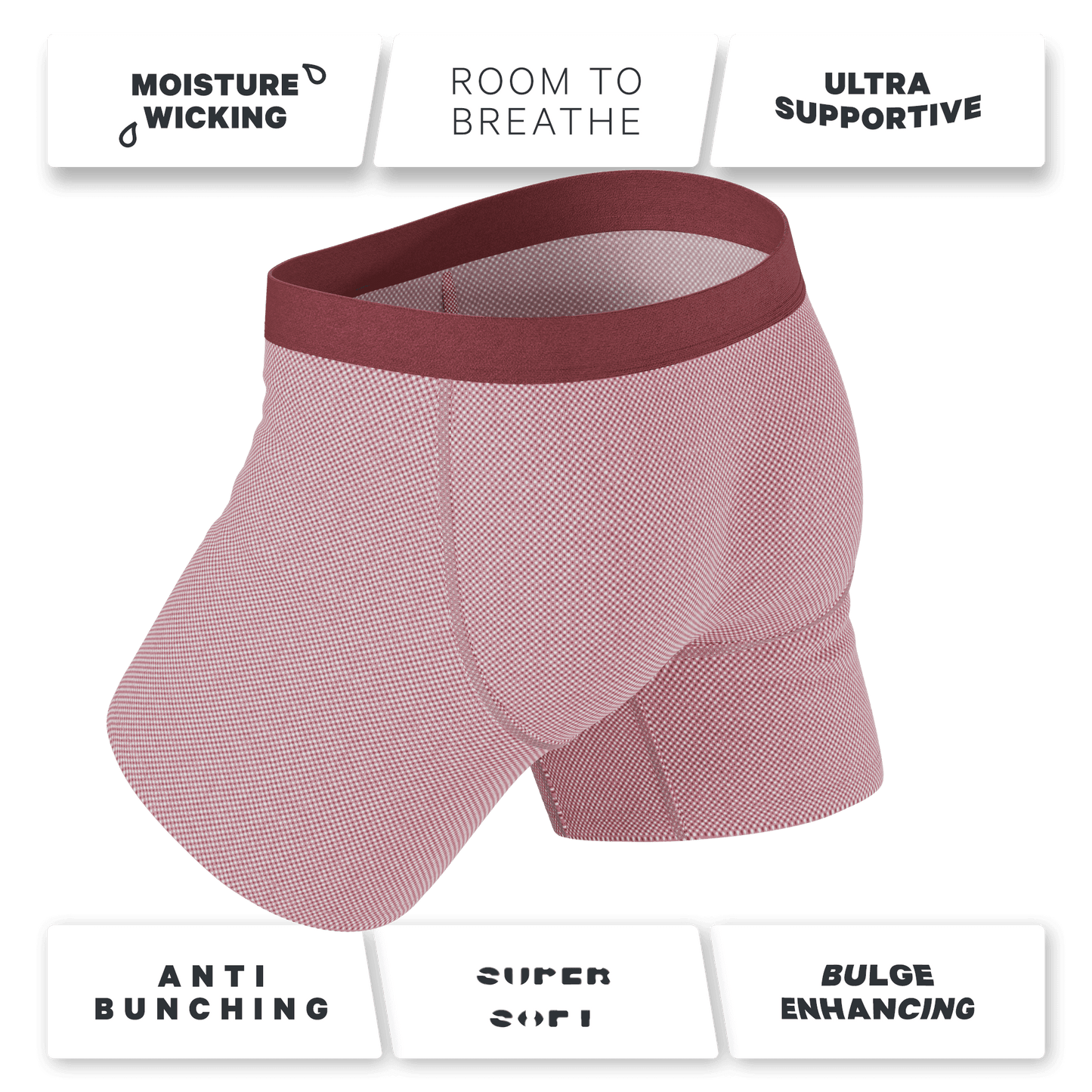 The Bell Pep | Red Chambray Ball Hammock® Pouch Underwear - Shinesty - Flyclothing LLC