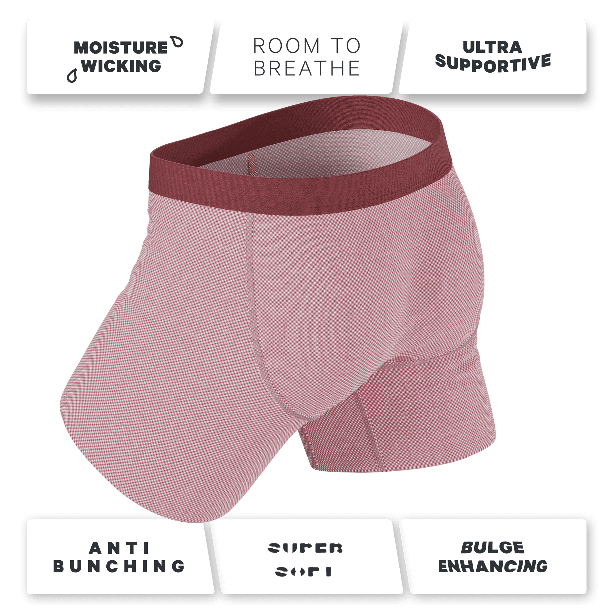 The Bell Pep | Red Chambray Ball Hammock® Pouch Underwear - Shinesty - Flyclothing LLC
