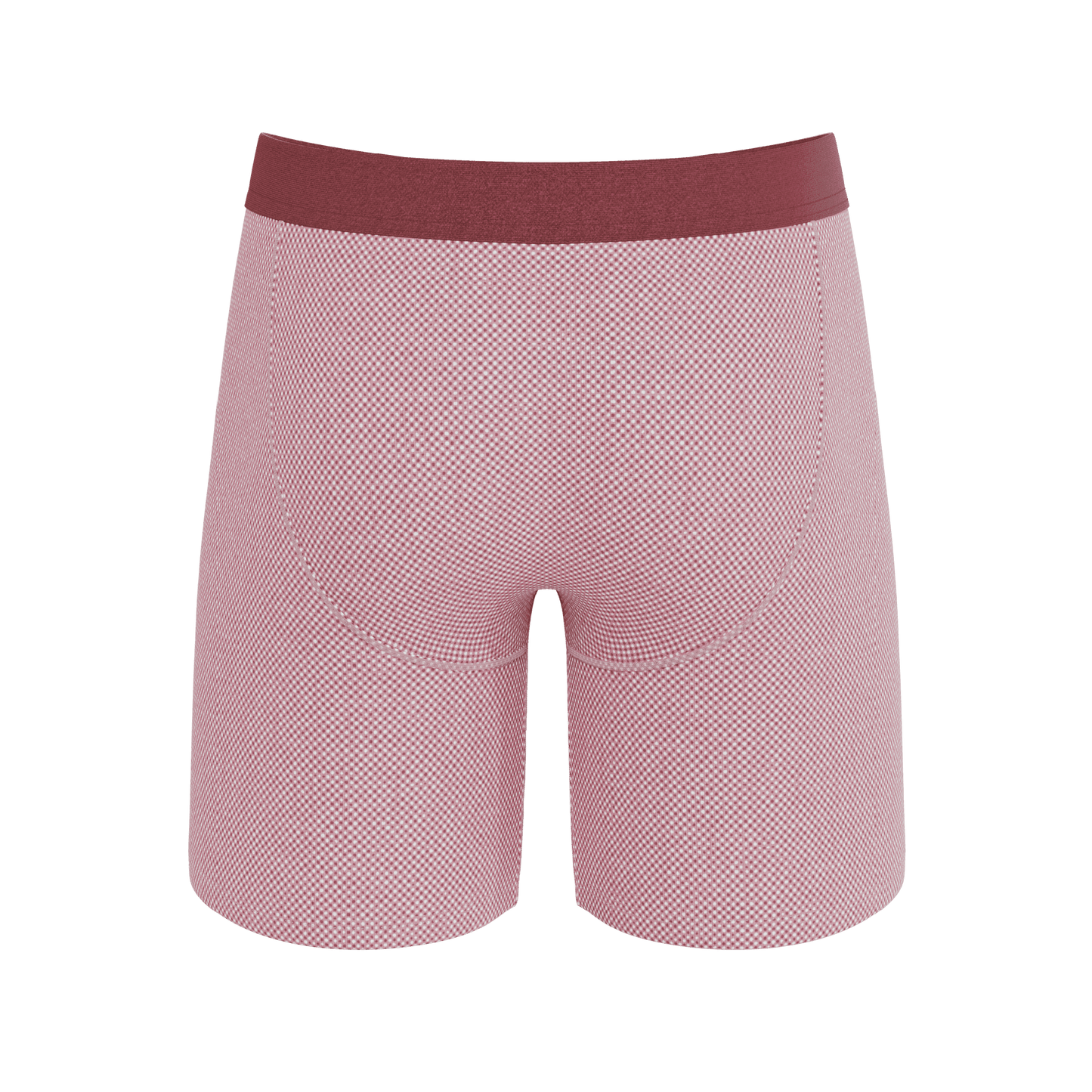 The Bell Pep | Red Chambray Long Leg Ball Hammock® Pouch Underwear With Fly - Shinesty - Flyclothing LLC