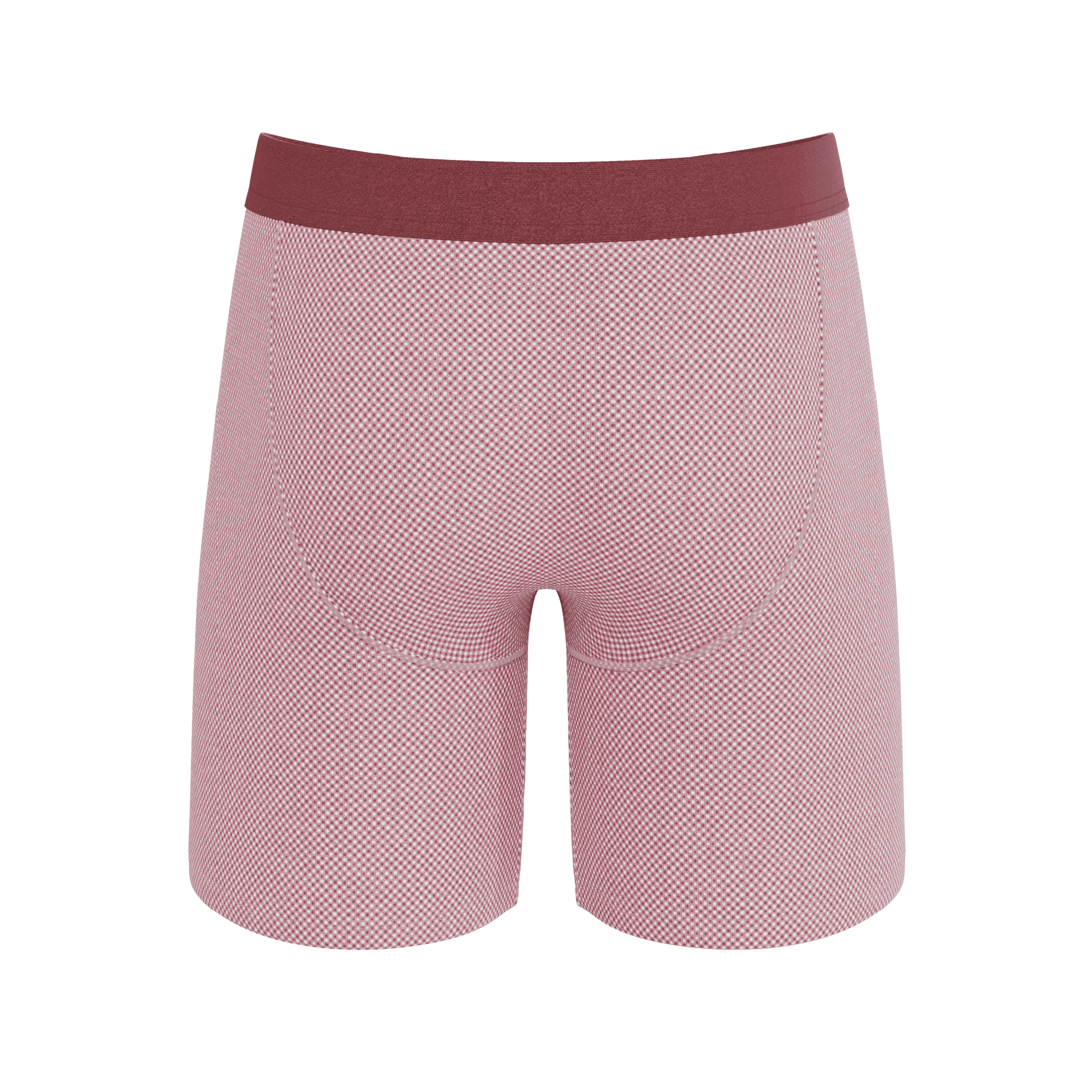 The Bell Pep | Red Chambray Long Leg Ball Hammock® Pouch Underwear With Fly - Shinesty - Flyclothing LLC