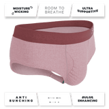 The Bell Pep | Red Chambray Ball Hammock® Pouch Underwear Briefs - Shinesty - Flyclothing LLC