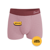 The Bell Pep | Red Chambray Ball Hammock® Pouch Trunks Underwear - Shinesty - Flyclothing LLC