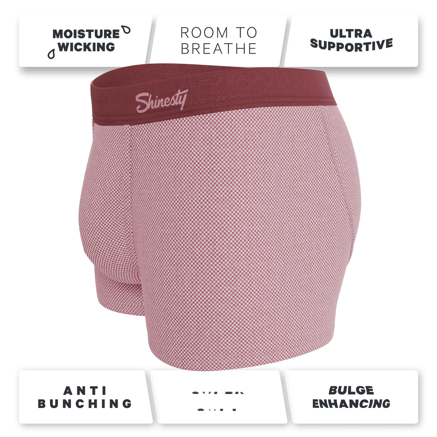 The Bell Pep | Red Chambray Ball Hammock® Pouch Trunks Underwear - Shinesty - Flyclothing LLC