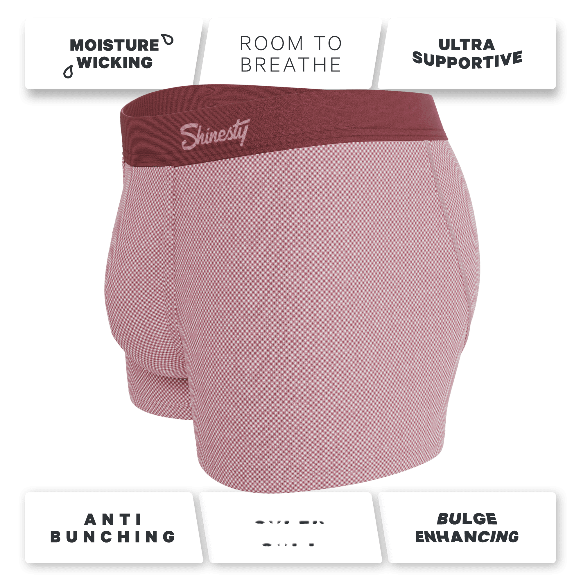 The Bell Pep | Red Chambray Ball Hammock® Pouch Trunks Underwear - Shinesty - Flyclothing LLC