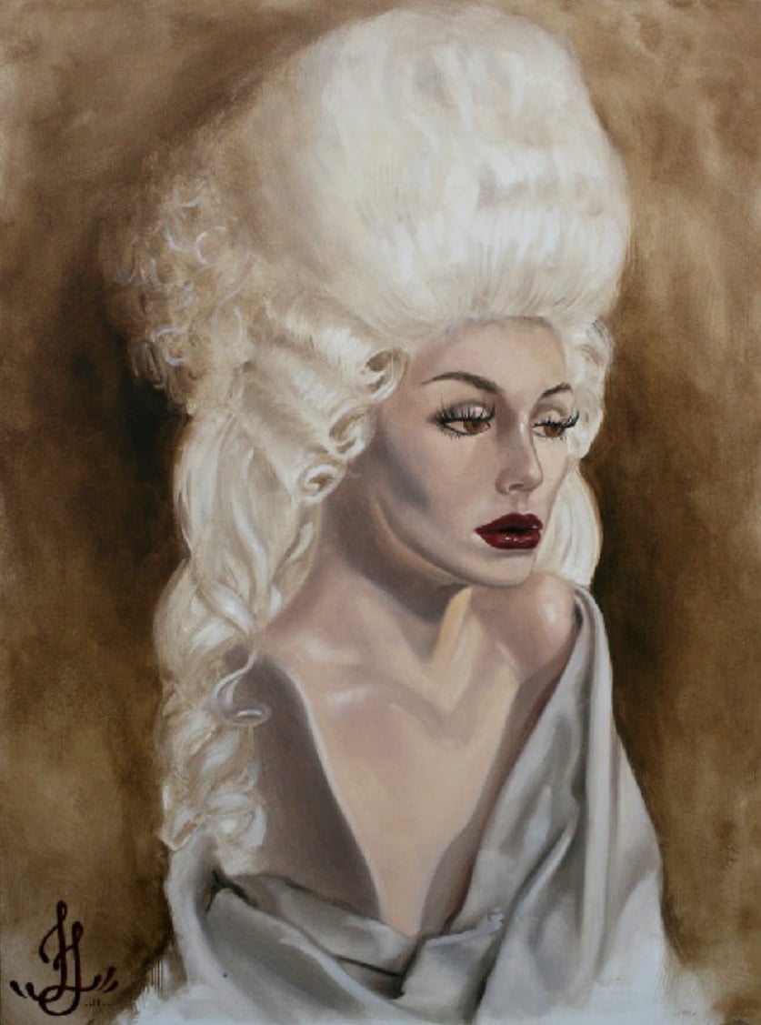 Black Market Art Company Bella Brown Print