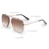 Bella Coffee - Tangle Free Sunglasses - TopFoxx - Flyclothing LLC