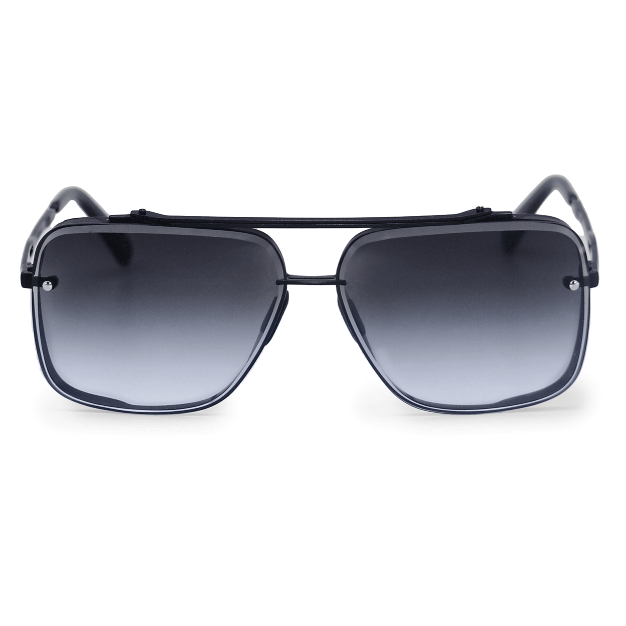 Bella Midnight - Tangle Free Aviator Sunglasses - TopFoxx - Flyclothing LLC
