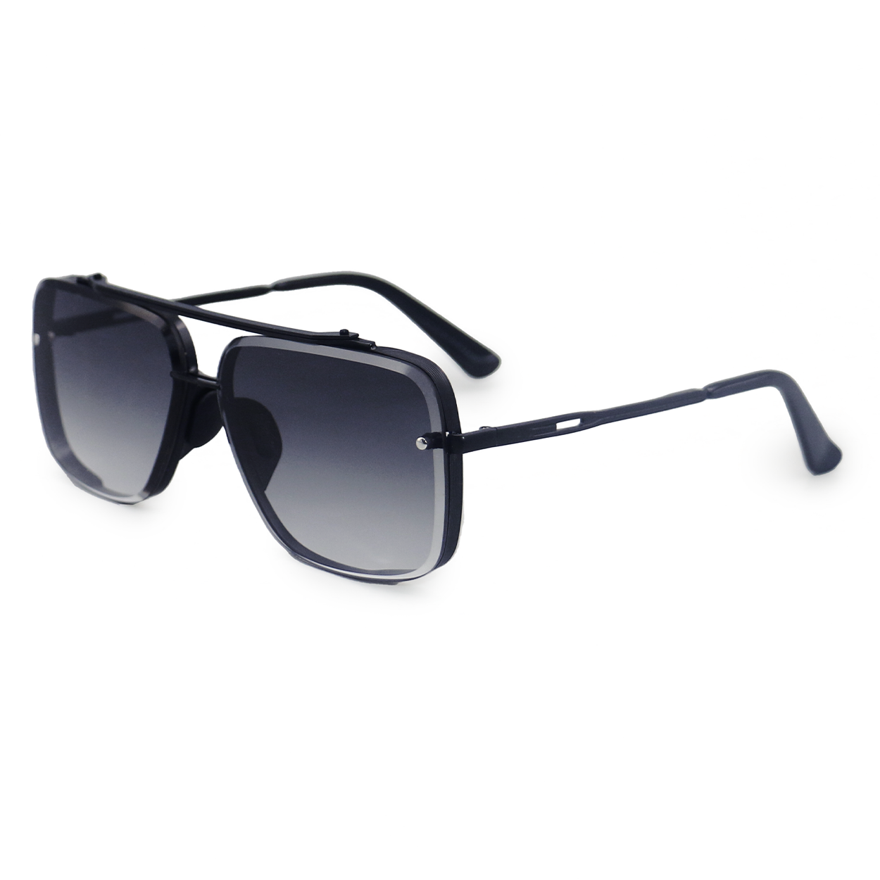 Bella Midnight - Tangle Free Aviator Sunglasses - TopFoxx - Flyclothing LLC