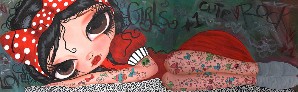 Black Market Art Company Belle Pinup Print