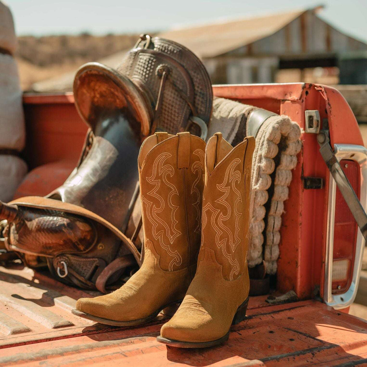 Stetson Bronco Boots Tan - Tan