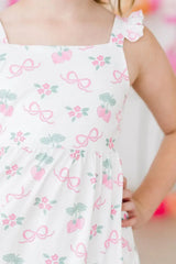 Berries & Bows Ruffle Maxi Dress - Mila & Rose ® - Flyclothing LLC
