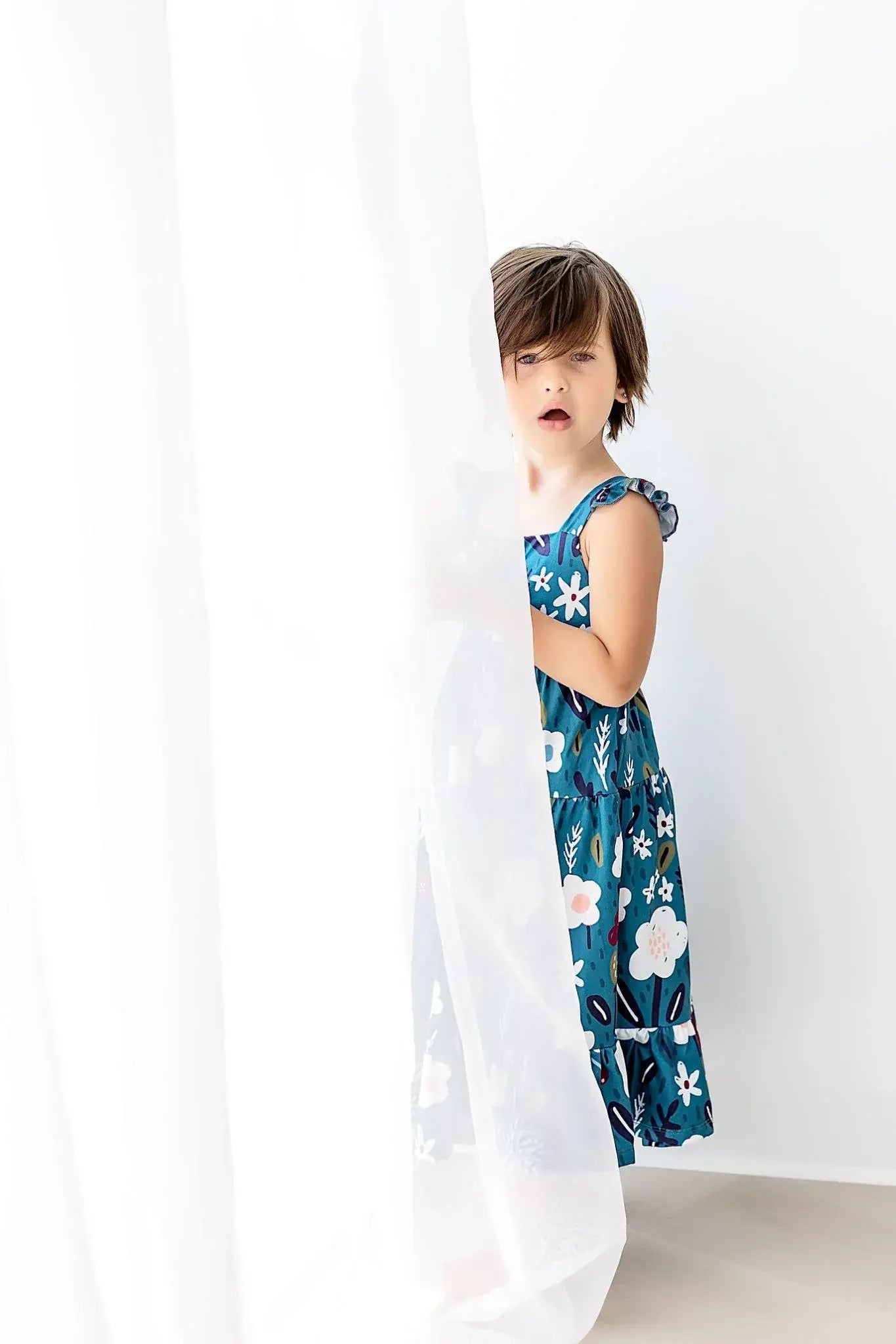 Berries in Bloom Ruffle Maxi Dress - Mila & Rose ® - Flyclothing LLC