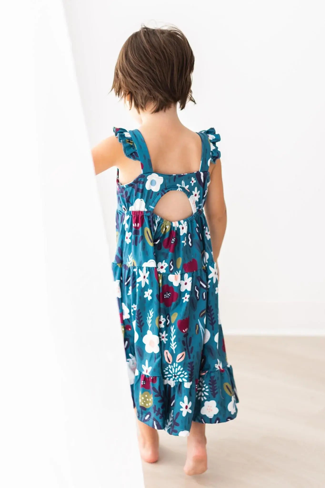 Berries in Bloom Ruffle Maxi Dress - Mila & Rose ® - Flyclothing LLC