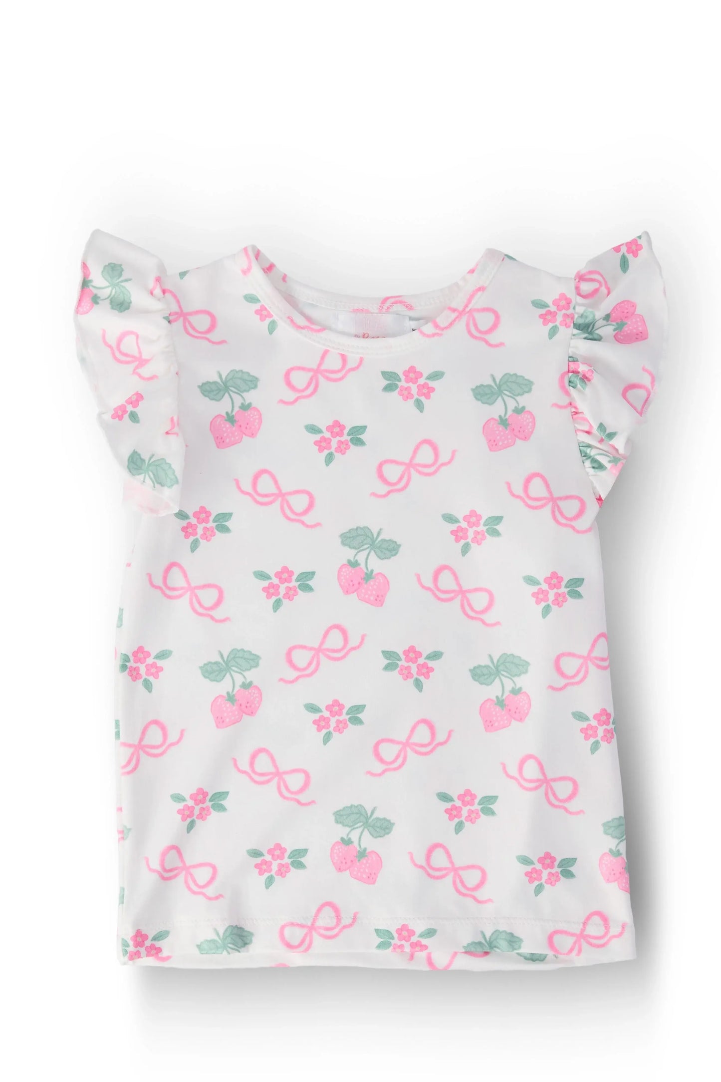 Berries & Bows S/S Ruffle Tee - Mila & Rose ® - Flyclothing LLC