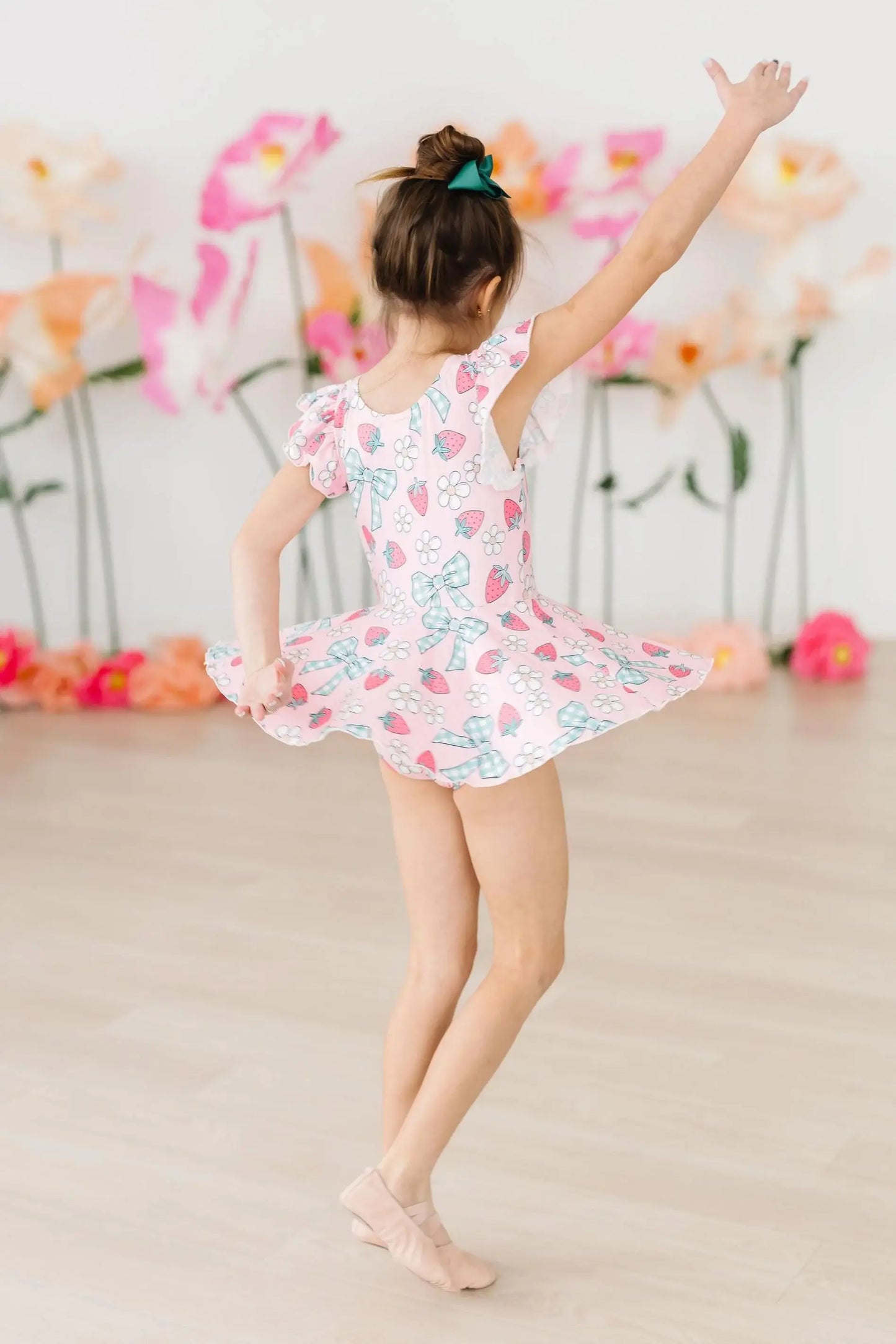 Berry Picnic S/S Twirl Leotard - Mila & Rose ® - Flyclothing LLC