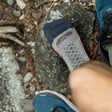Berry - Hike Crew Midweight Merino Wool Sock - GRIP6 - Flyclothing LLC