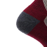 3 Pack Berry - Hike Crew Midweight Merino Wool Sock - GRIP6 - Flyclothing LLC