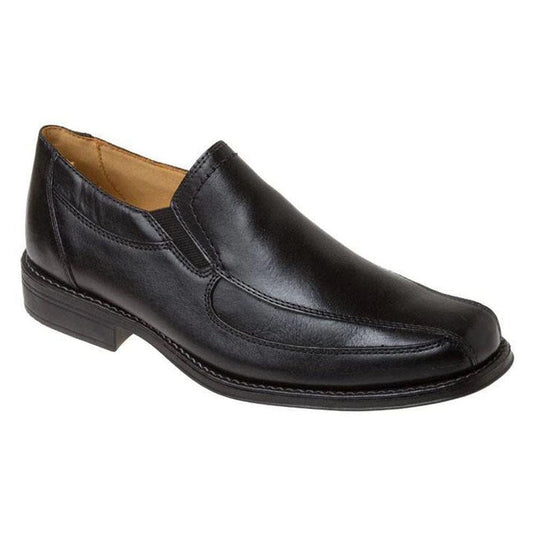 Sandro Moscoloni Berwyn Black Leather Venetian Loafer
