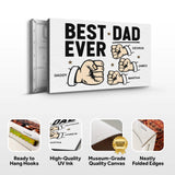 Best Dad Ever Father's Day Gift Sign - Tailored Canvases - Flyclothing LLC