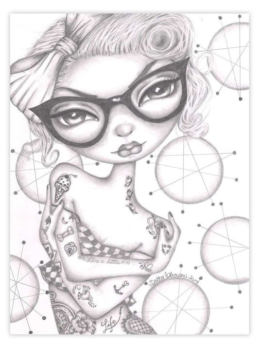 Black Market Art Company Betty Print - Black Market Art Company - Flyclothing LLC