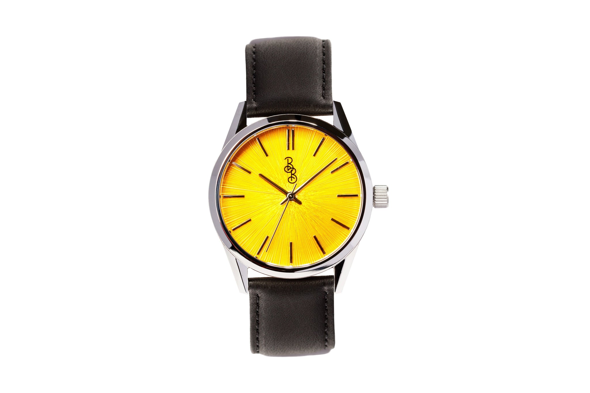 Yellow Sunburst Watch - The Beyond Boring Watch Company - Flyclothing LLC