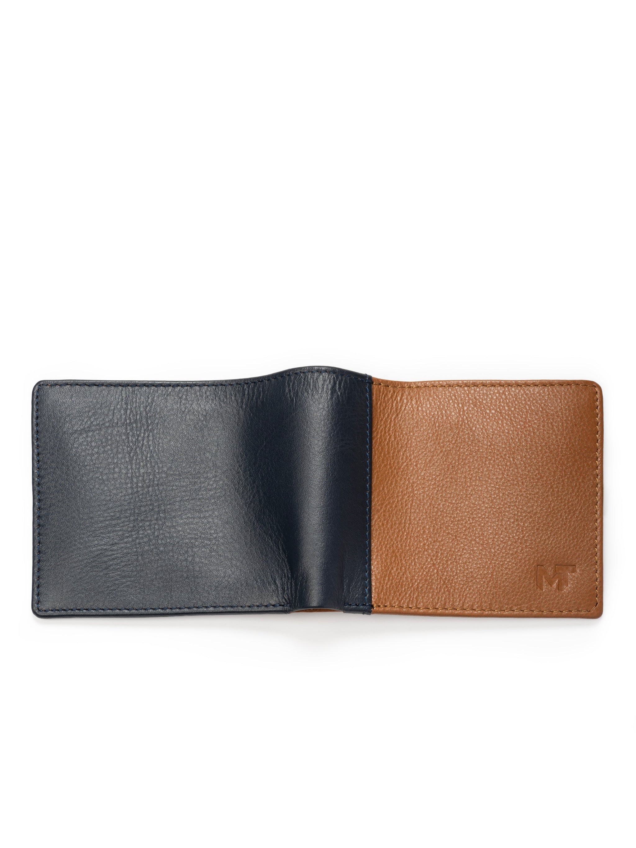 Saxton Bi-Colour Wallet - Classy Leather Bags - Flyclothing LLC