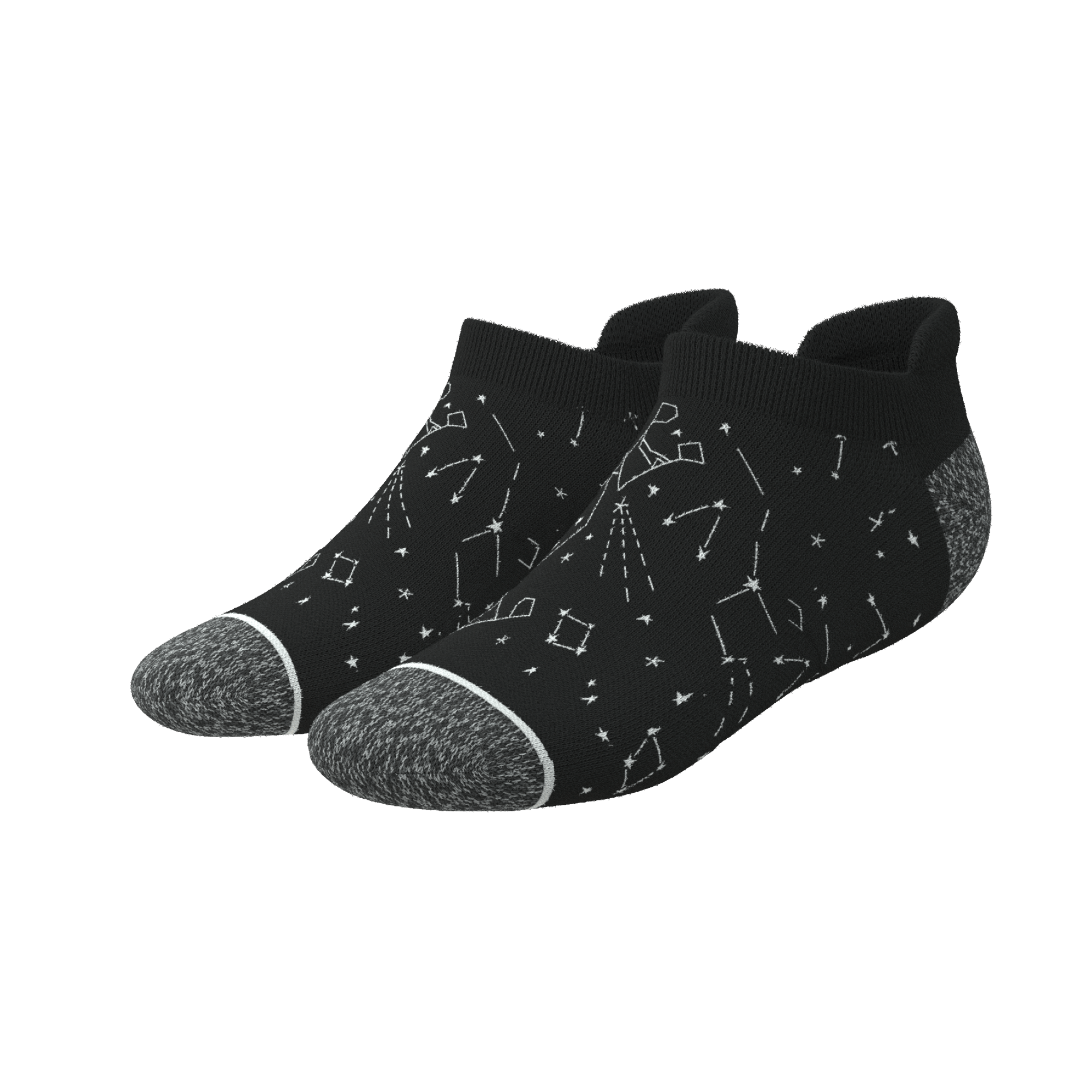 The Big Bang | Constellation Heel Hammock™ Ankle Socks - Shinesty