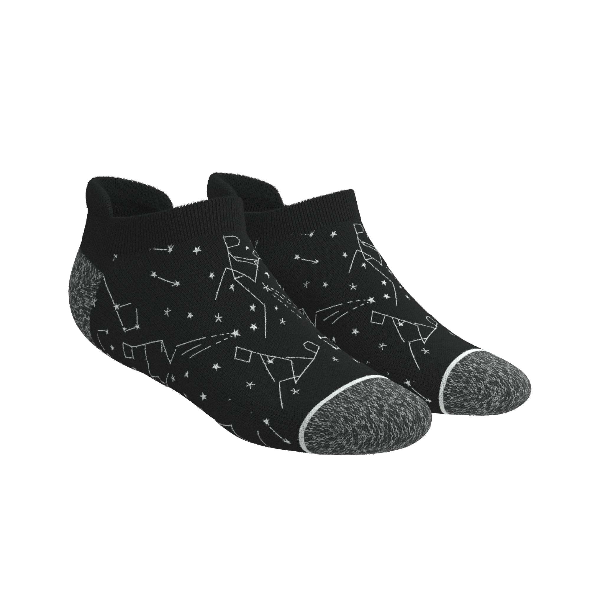 The Big Bang | Constellation Heel Hammock™ Ankle Socks - Shinesty