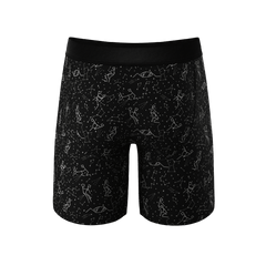 The Big Bang | Glow In The Dark Constellation Long Leg Ball Hammock® Pouch Underwear With Fly - Shinesty