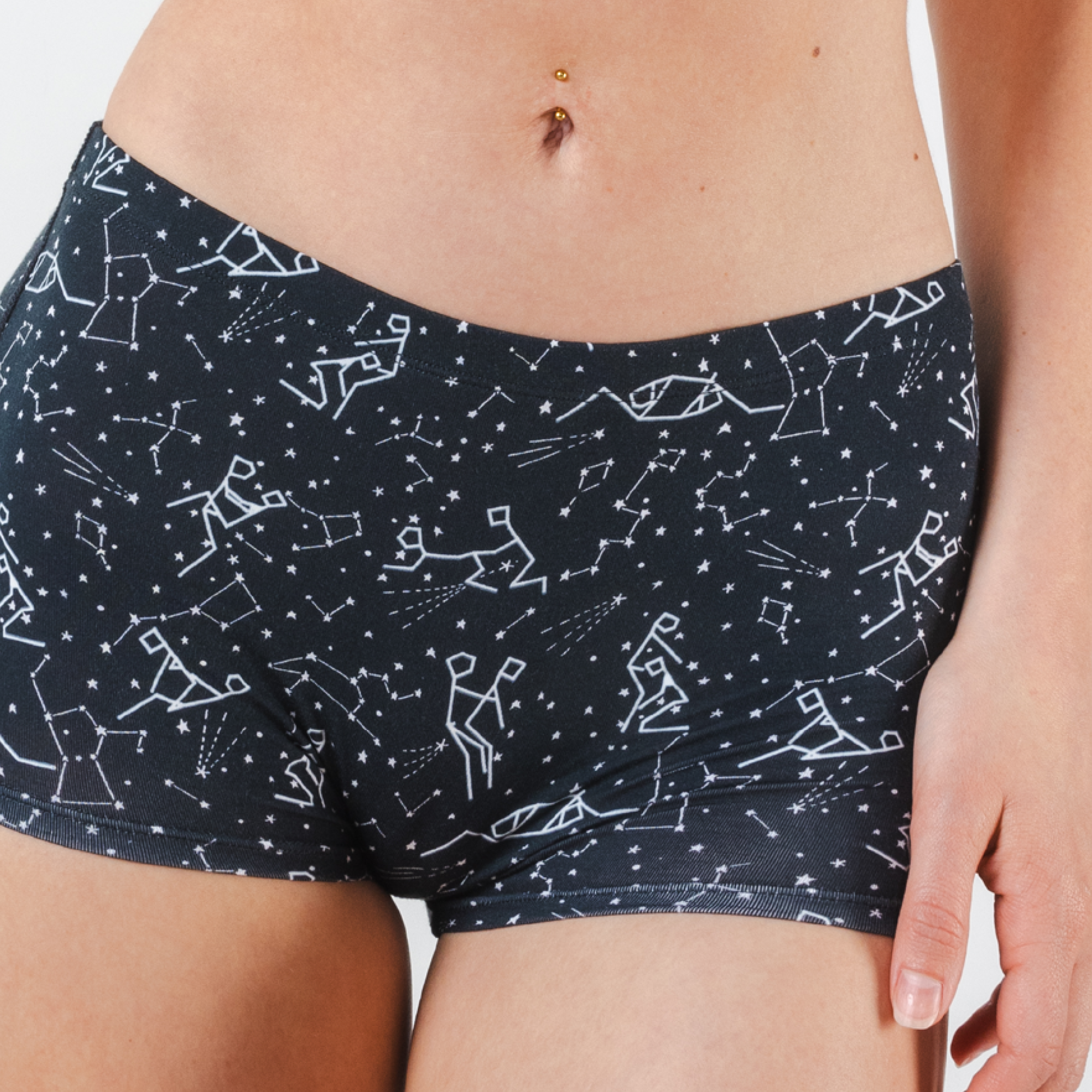 The Big Bang | Glow In The Dark Constellation Modal Boyshort Underwear