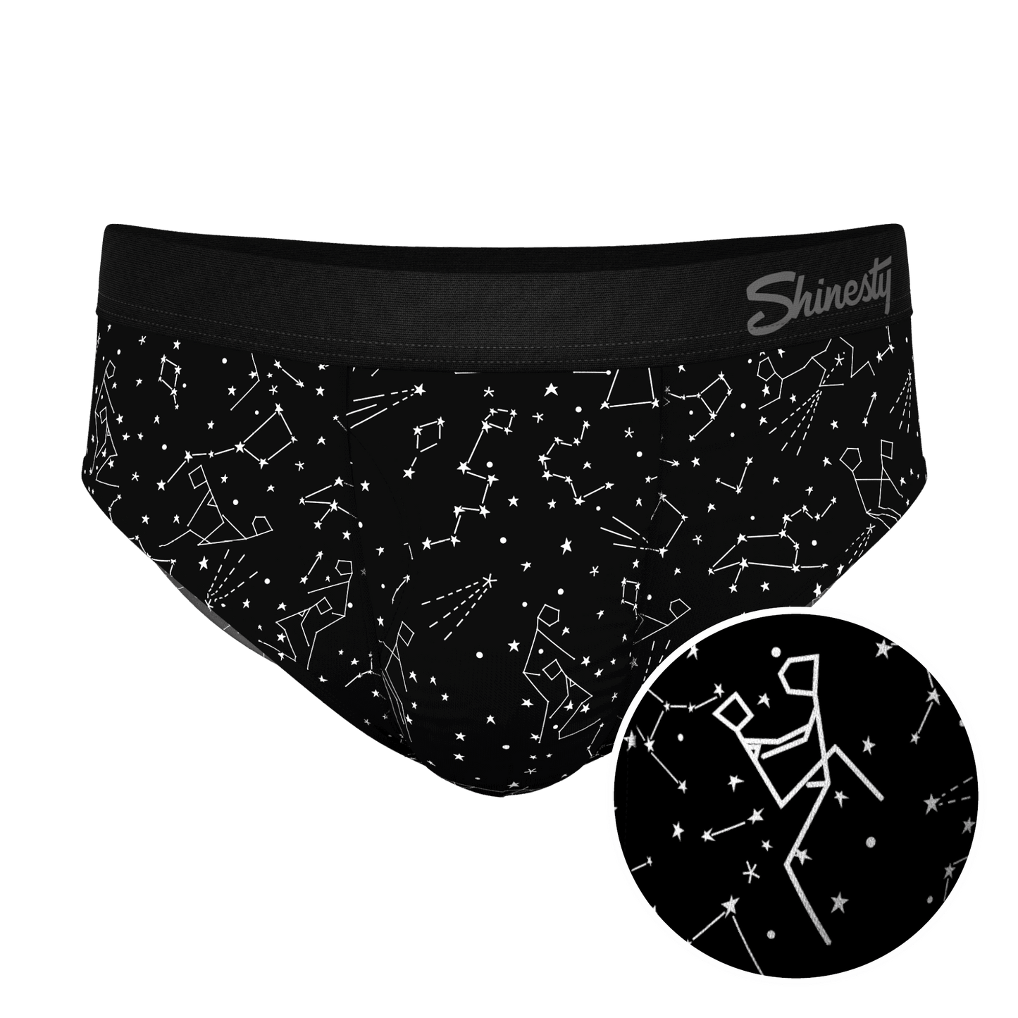 The Big Bang | Glow In The Dark Constellation Ball Hammock® Pouch Underwear Briefs
