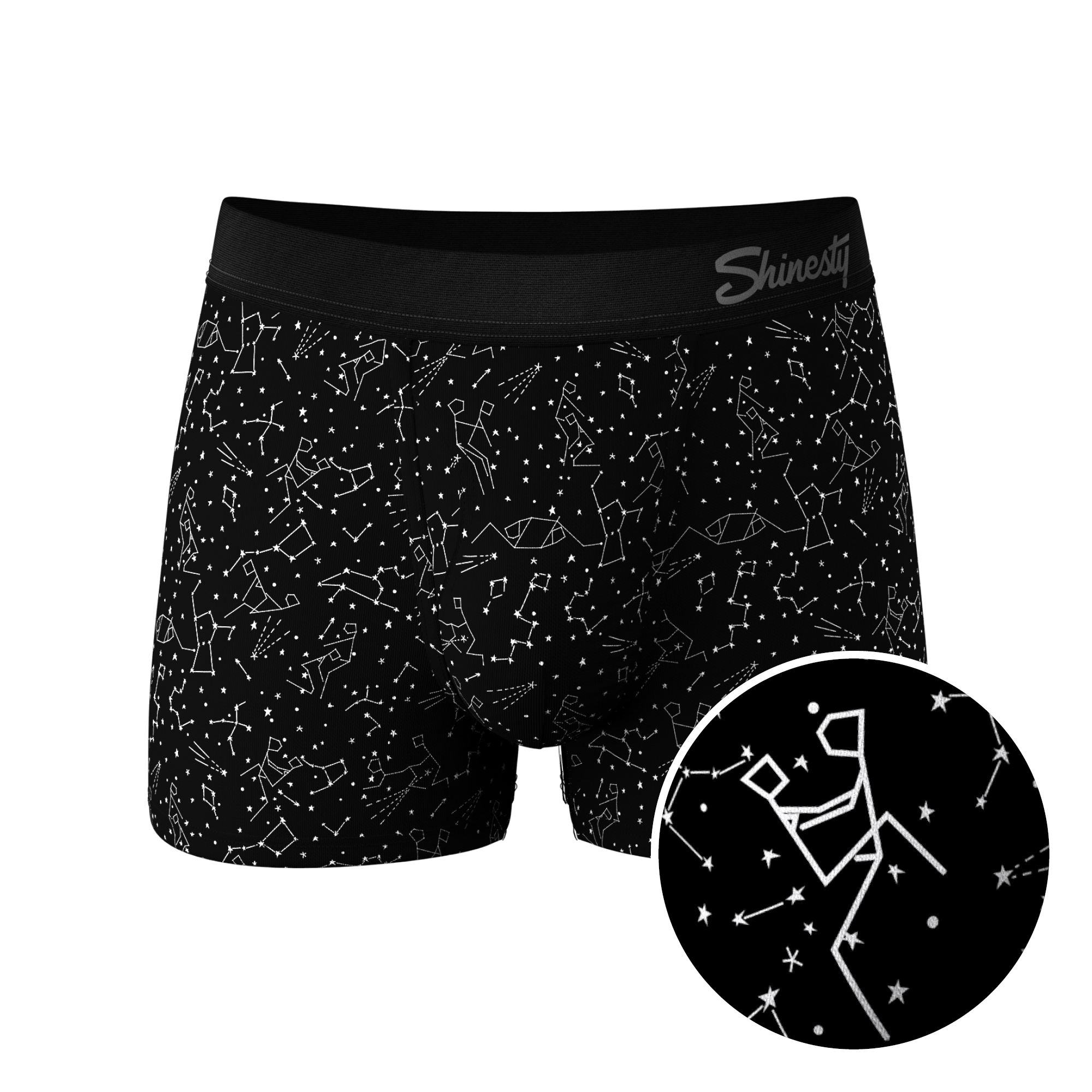 The Big Bang | Glow In The Dark Constellation Ball Hammock® Pouch Trunks Underwear