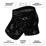 The Big Bang | Glow In The Dark Constellation Ball Hammock® Pouch Underwear With Fly
