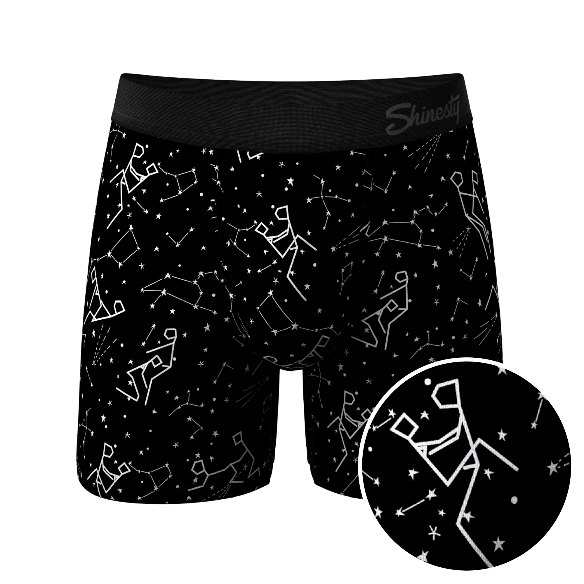 The Big Bang | Glow In The Dark Constellation Ball Hammock® Pouch Underwear - Shinesty