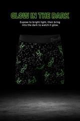 The Big Bang | Glow In The Dark Constellation Ball Hammock® Pouch Underwear With Fly - Shinesty