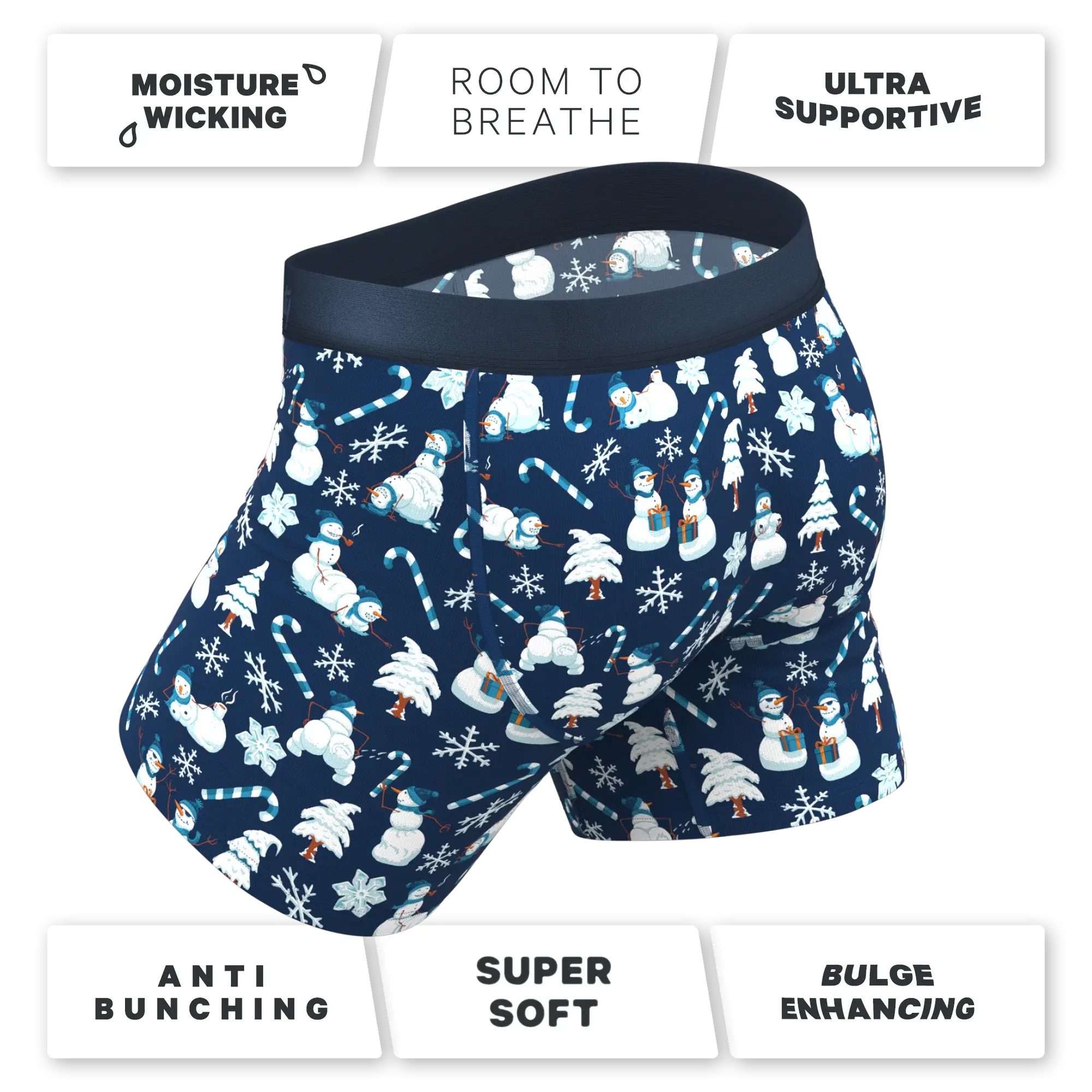The Big Blizzard | Naughty Snowmen Ball Hammock® Pouch Underwear - Shinesty - Flyclothing LLC