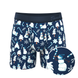 The Big Blizzard | Naughty Snowmen Ball Hammock® Pouch Underwear With Fly - Shinesty - Flyclothing LLC